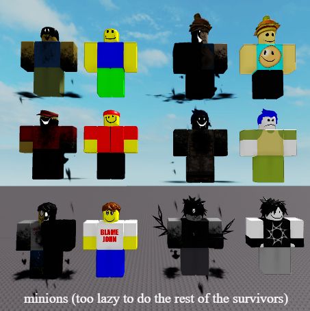 models of some of his minion replacements