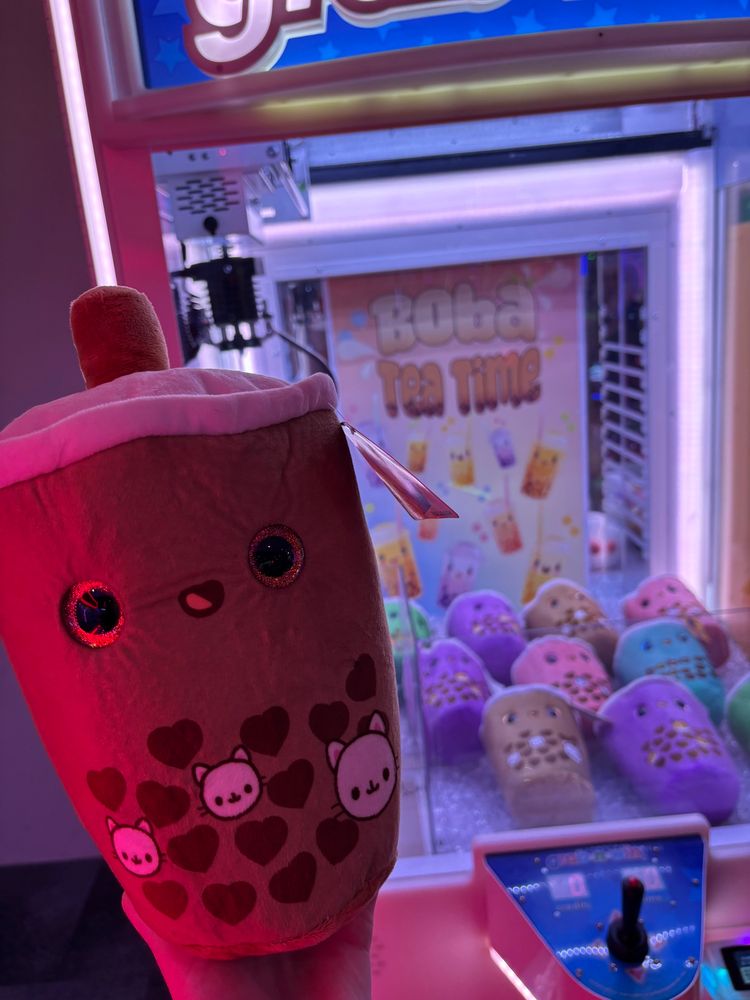 I won a chocolate drink plush 