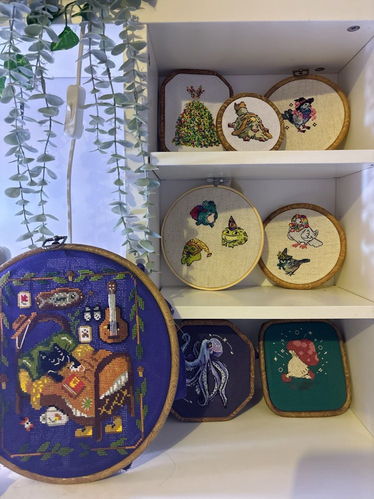 A few of my cross stitches 