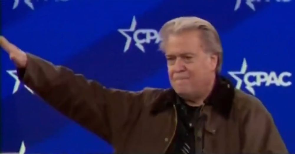 bannon nazi salute