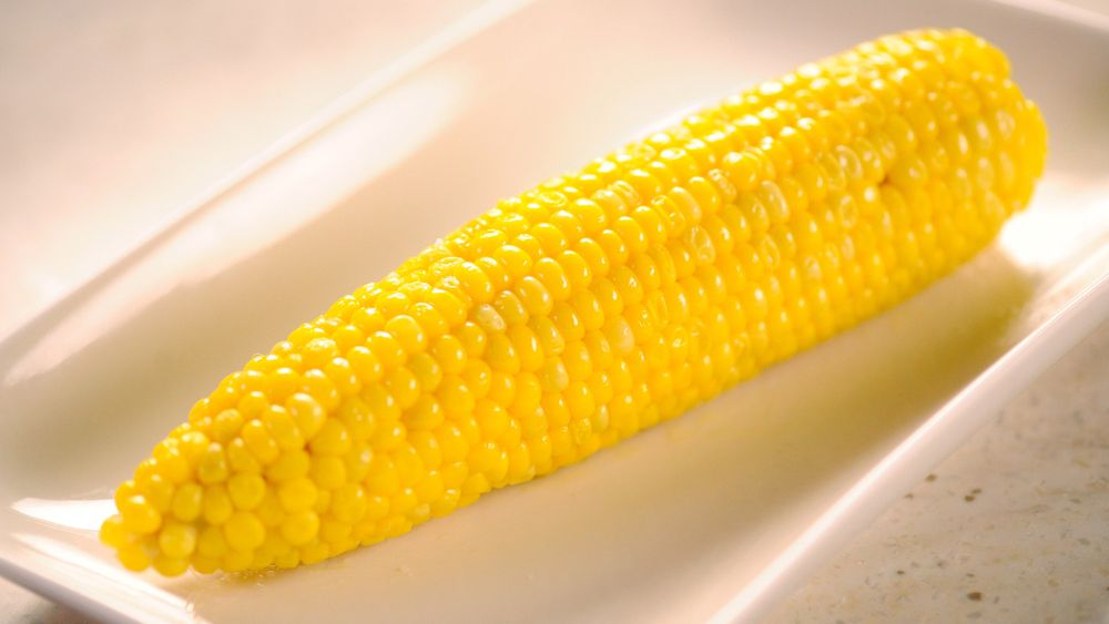 A picture of a cob of corn