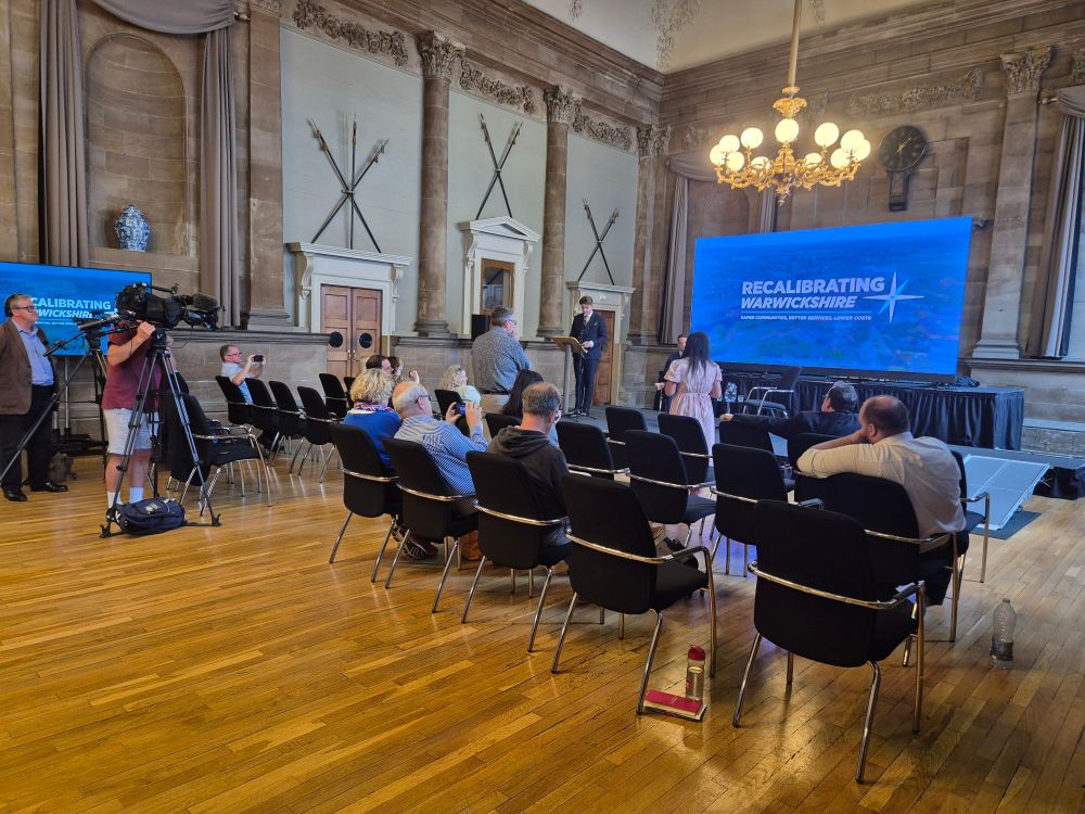 Old Shire Hall 'conference' in Warwick today