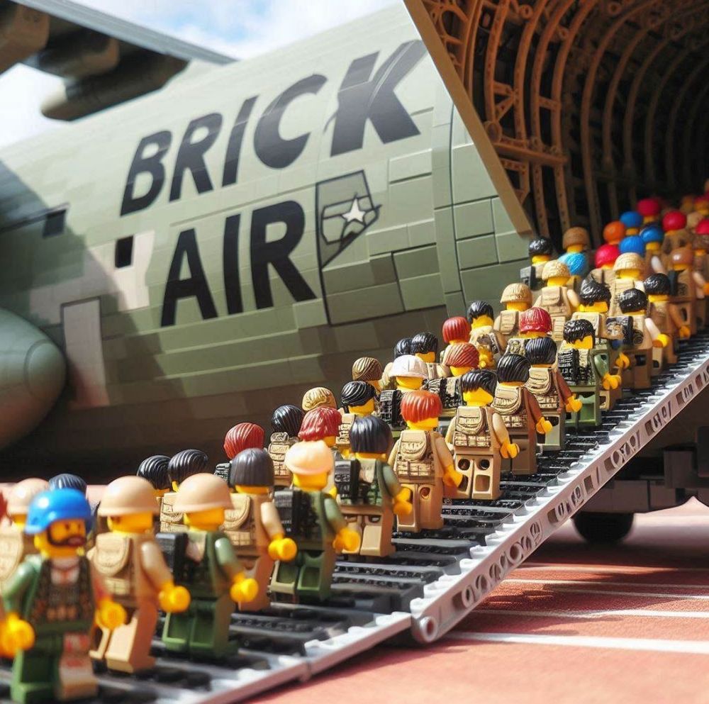 Is this the future? Scene of Bricklyn residents being deported. Rendering by the Bricklyn Eagle, with assistance from Dall E-3 AI.