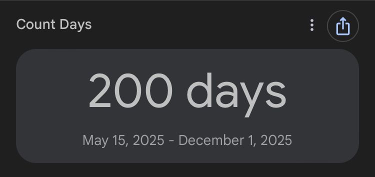 200 days between today and may 15th (the day i created fallen angels yumeship)
