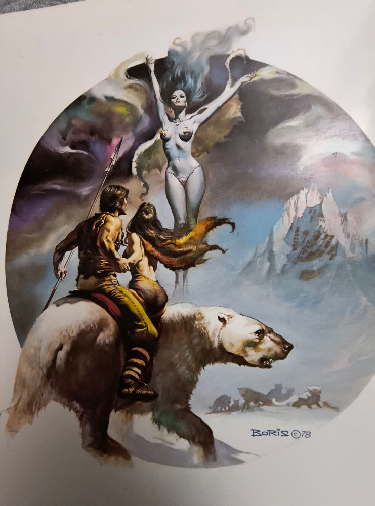 Hot people riding a polar bear encounter blue snow bitch (who is also hot)