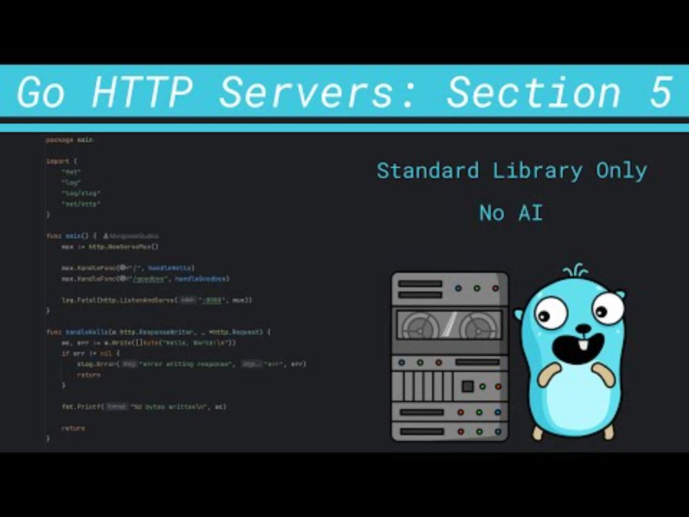 Go HTTP Servers - Section 5 - Simulating Data Storage