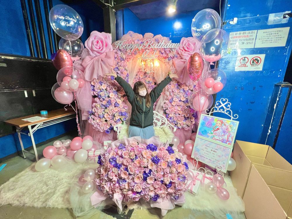 推し生誕のフラスタで撮らせていただいた1枚🎠