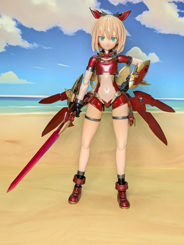 30MS ティアーシャ（ダリアウェア）アクリジョン（ガンダムアッセンブルカラー）、水性ホビーカラー塗装