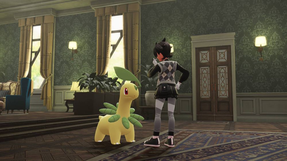 example of Pokemon ZA's lack of gendered clothing; you can wear anything as either gender and the only notable difference is the 'male' pc has a different default hairstyle and lacks breasts
