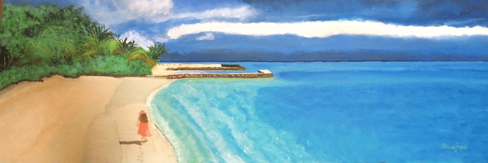 Tropical Seashore | ElaineFogel Art