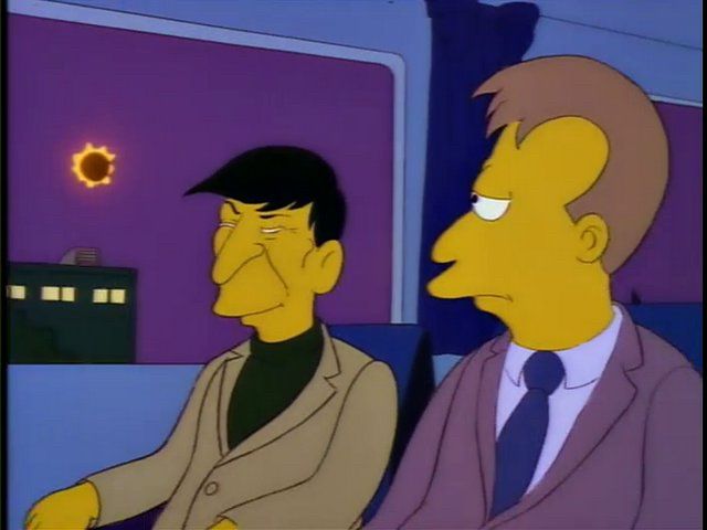 Leonard Nimoy on the Simpsons