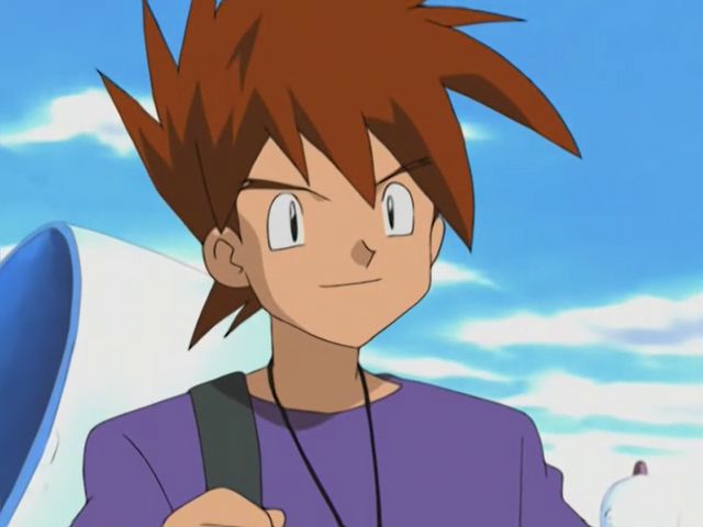 A picture of Gary Oak from "Pokémon the Series."