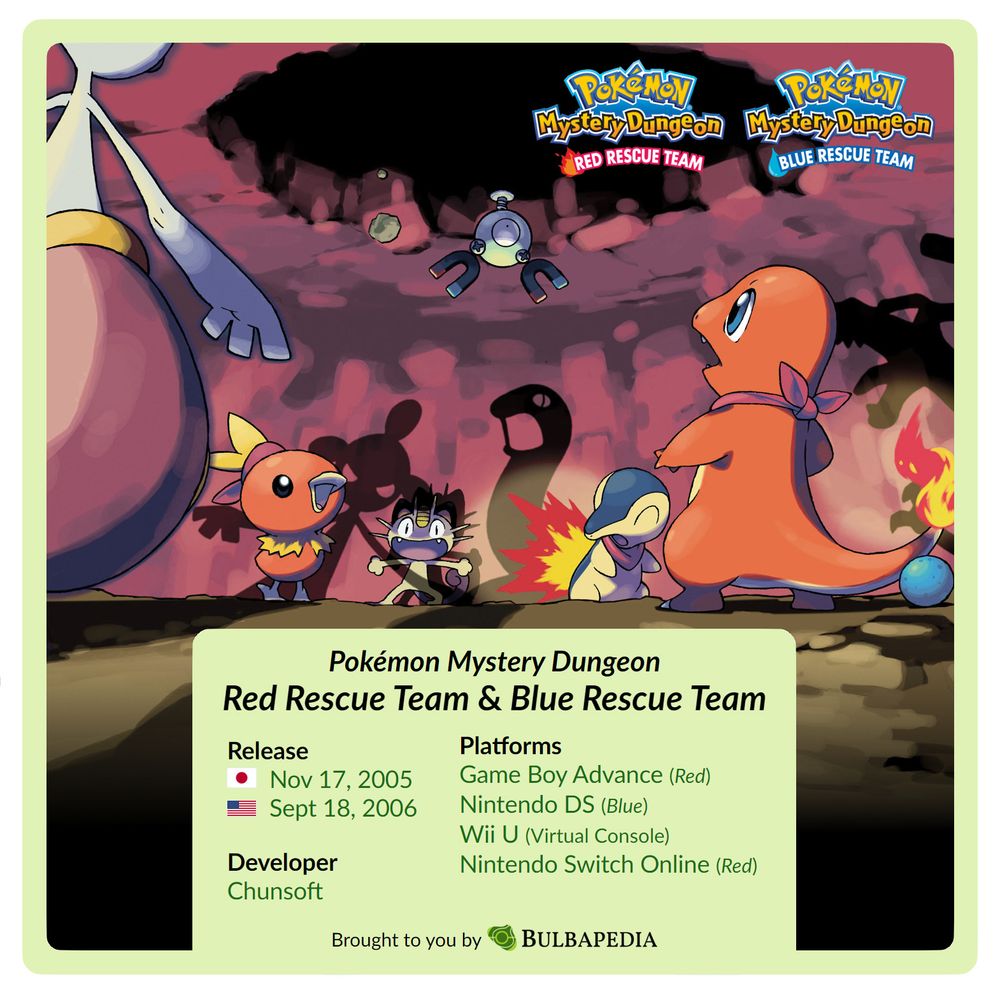 Boxart of Pokémon Mystery Dungeon: Red Rescue Team
