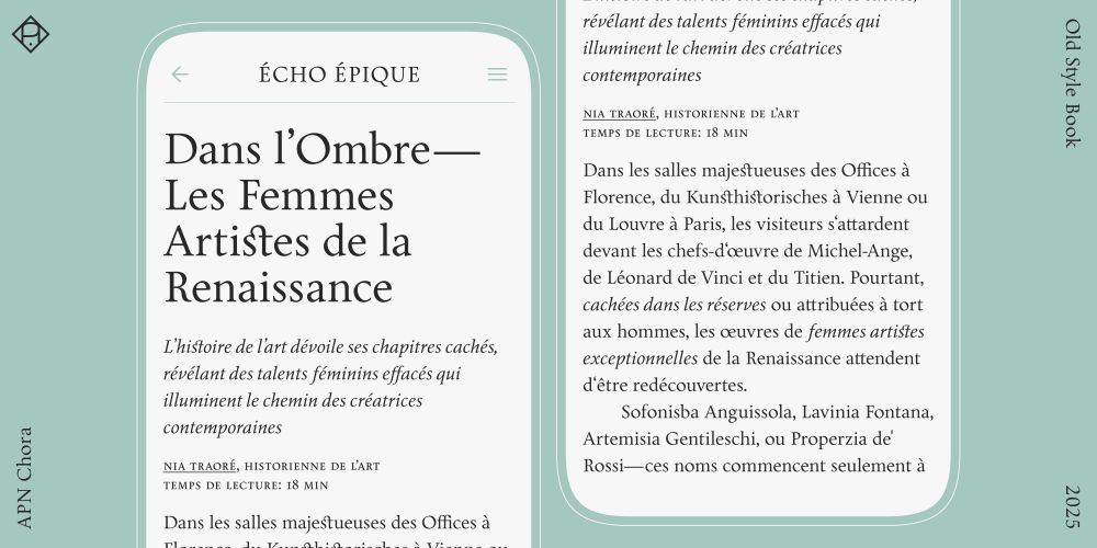 App showcasing the styles of APN Chora
