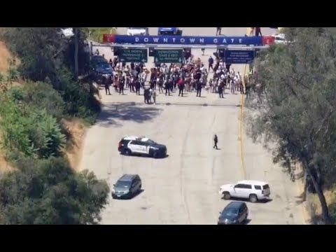 WATCH: LA Dodgers TURN AWAY ICE agents at stadium entrance
