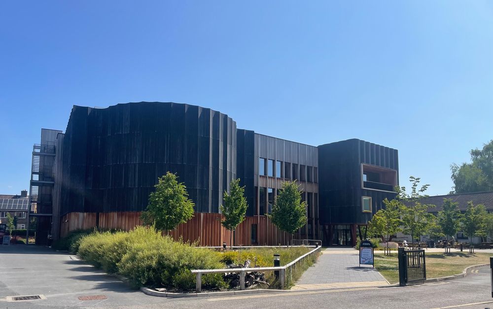 The creative centre building from outside 