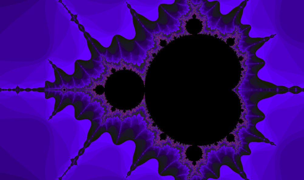A picture of the Mandelbrot set fractal