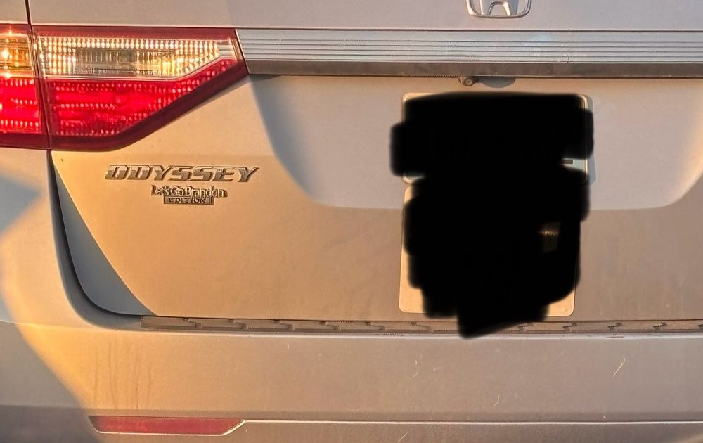 A Honda Odyssey that is a “let’s go Brandon” edition 