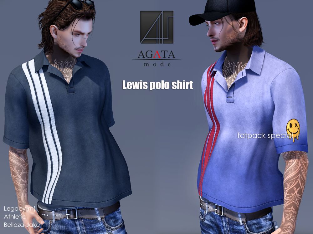 Lewis Polo shirt at ALPHA event in SL. 