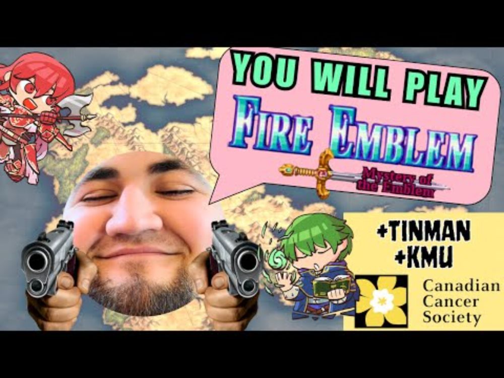 FE3 Tinman + KMU #15 "pls do[nt] make me play fire emblem on a treadmill"