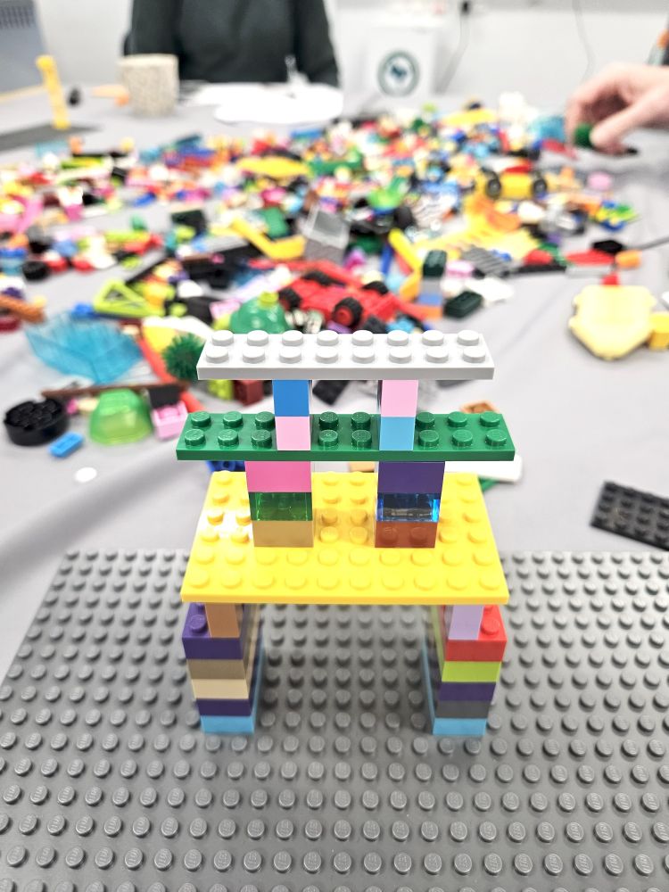 Thinking how Lego can be useful as a bridging tool- connecting people together