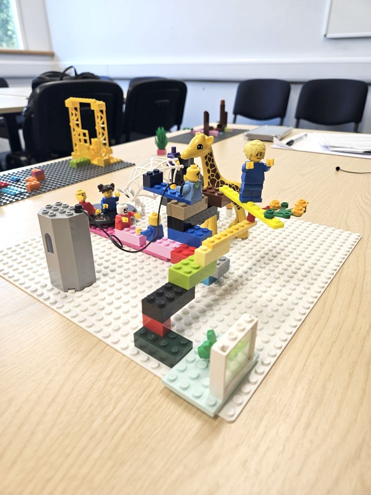 Using Lego to co-create with fellow participants a system of thought on use of Lego as a method. 