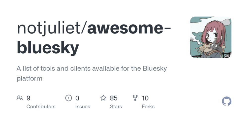 GitHub - notjuliet/awesome-bluesky: A list of tools and clients available for the Bluesky platform