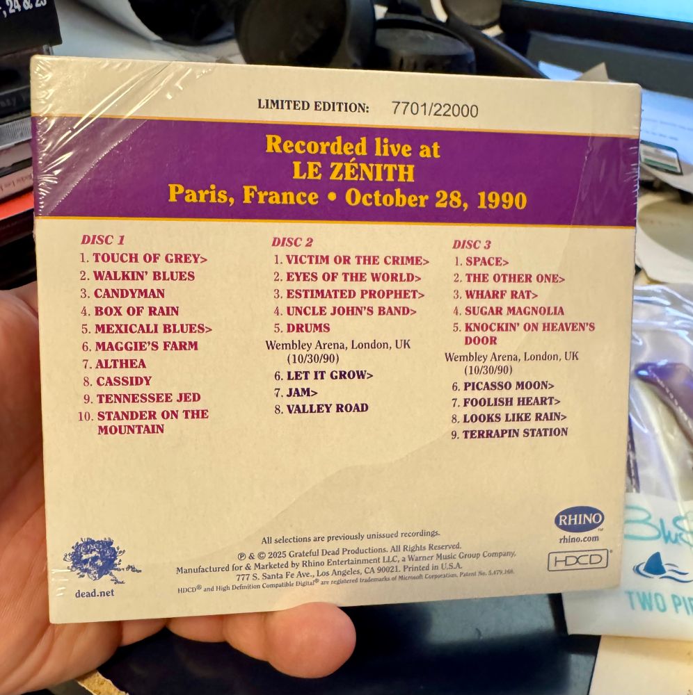Rear cover of Dave’s Picks Volume 55