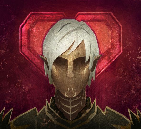 Romance card for Fenris from the Dragon Age Keep