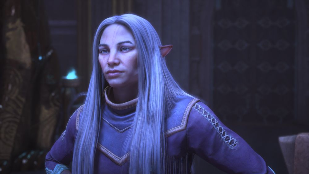 Rook is listening to new intel from the other Veilguard members. 