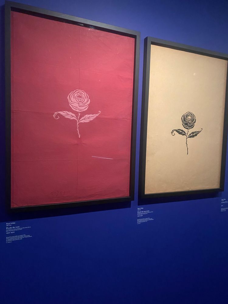 Roses de Paul Iribe - MAD - exposition Paul Poiret  