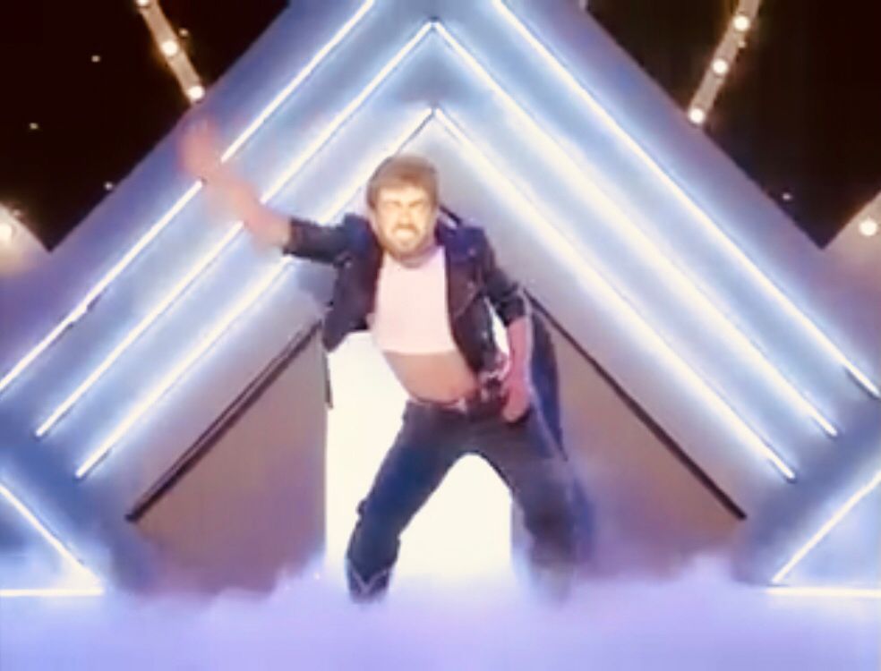 Bob Mortimer as George Michael on The Smell of Reeves and Mortimer.