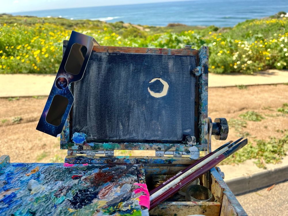 Painting of eclipse 