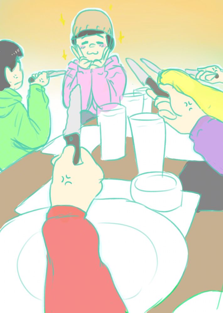 osomatsu-san fanart from 2014