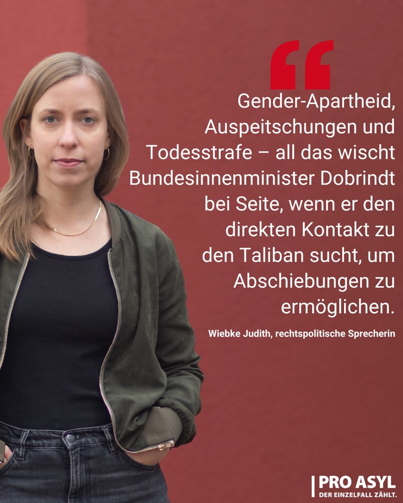 Gender-Apartheid, Auspeitschungen und Todesstrafe – all das wischt Bundesinnenminister Dobrindt bei Seite, wenn er den direkten Kontakt zu den Taliban sucht, um Abschiebungen zu ermöglichen.