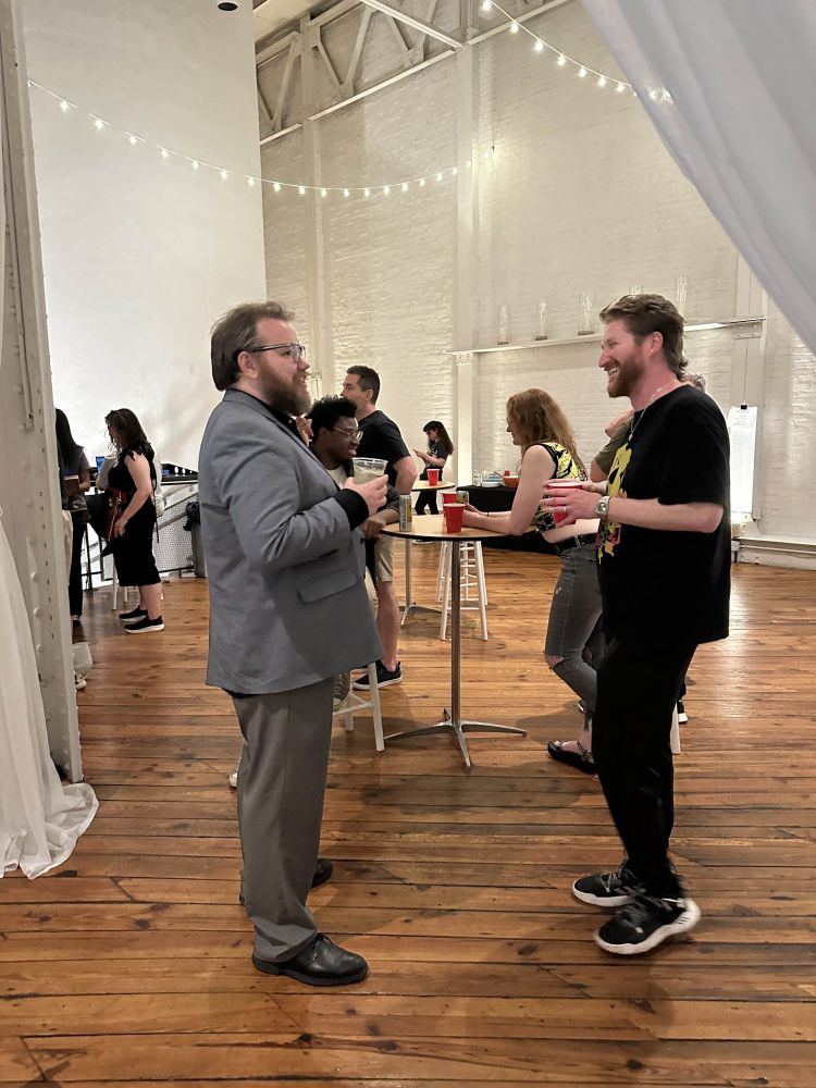 Me and other attendees having a good time
