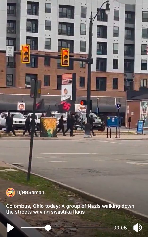 more than 10 nazis marching in columbus ohio 
