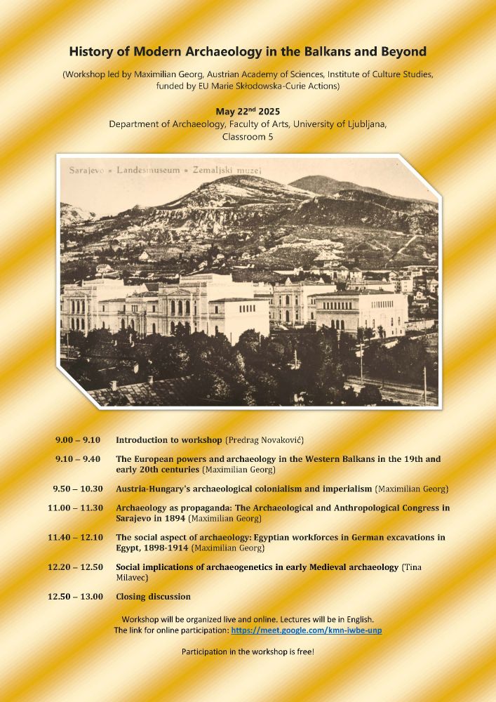 Workshop Program Ljubljana on 22 May