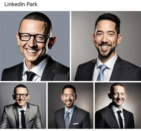 Le meme LinkedIn Park