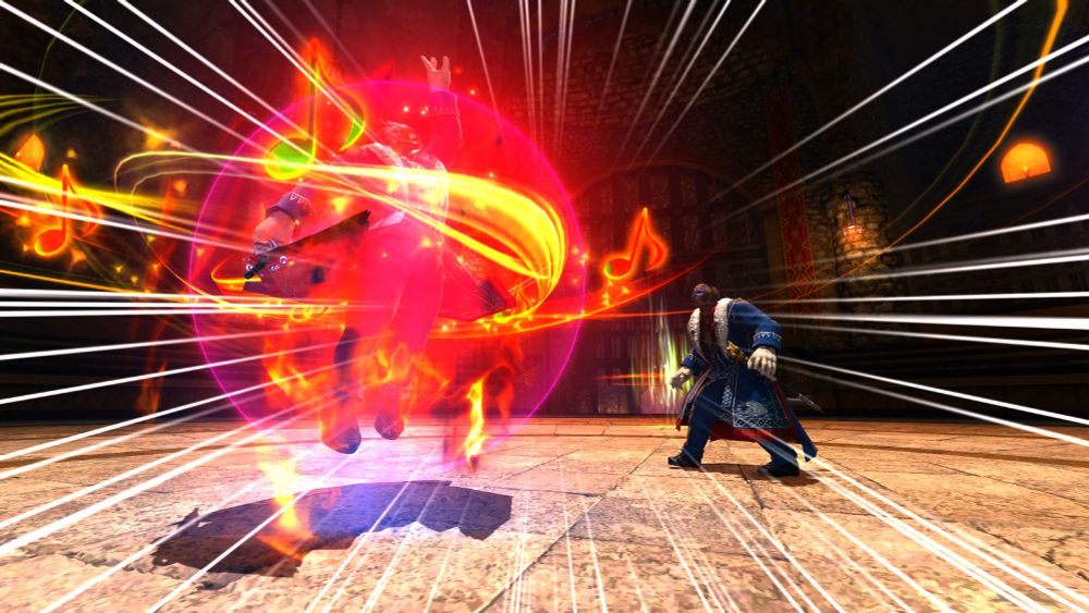 The young Hrothgar was not prepared for his mimicking opponent's greater spellbook!