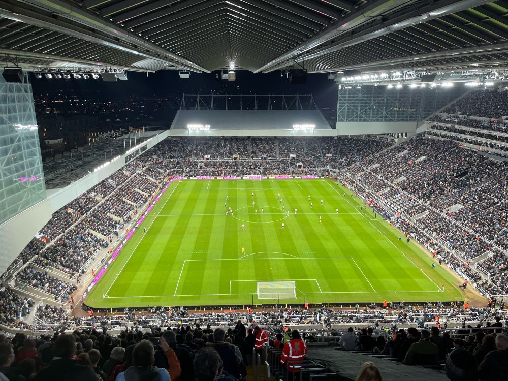 row z away section st james park