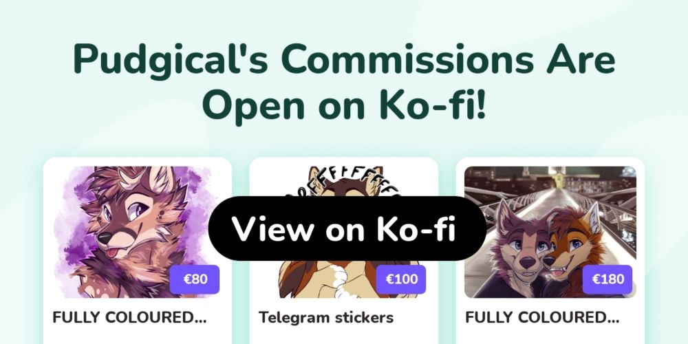 Pudgical's Ko-fi Commissions