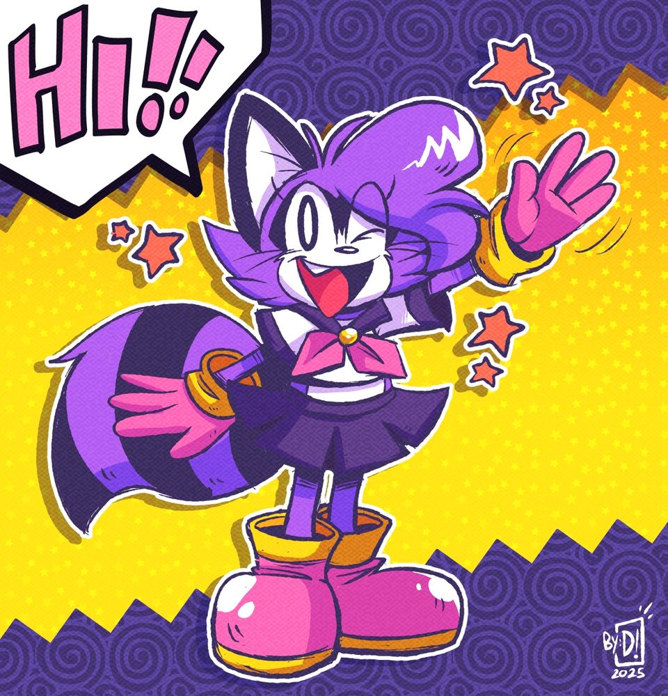 Judi Hikari waving and saying hi!