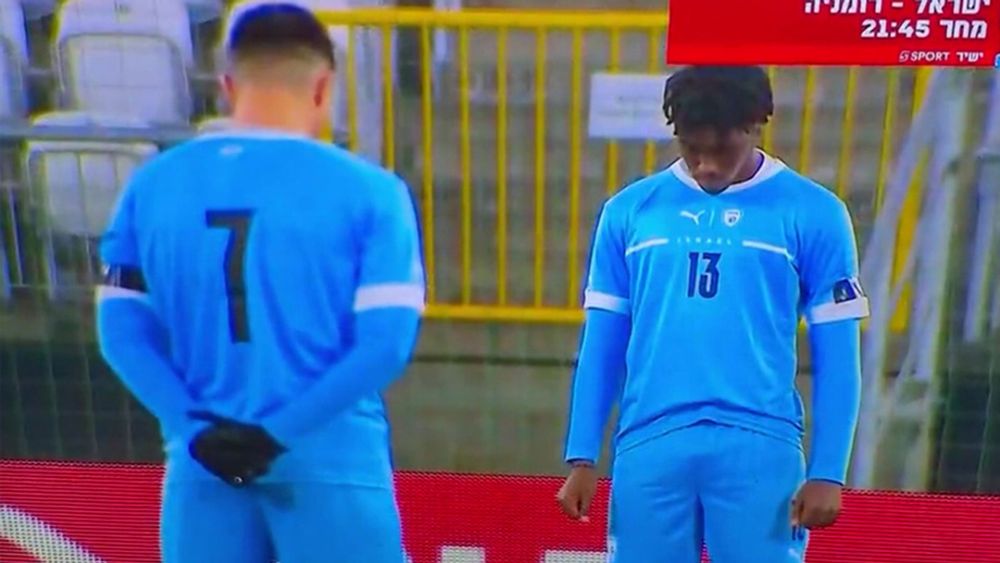 Watch Israel and Poland U21s hold minute silence AFTER kickoff in Uefa protest