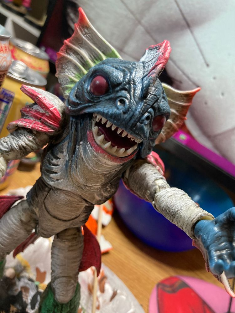 The whole toy, come together with more paint than Hasbro can afford. I still might give him pupils like in the show, but I kind of like the dead eye look right now.