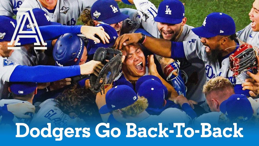 Episode thumbnail for the Nov. 2nd episode of the Rates & Barrels podcast. 

Dodgers Celebration Photo: Patrick Smith/Getty Images