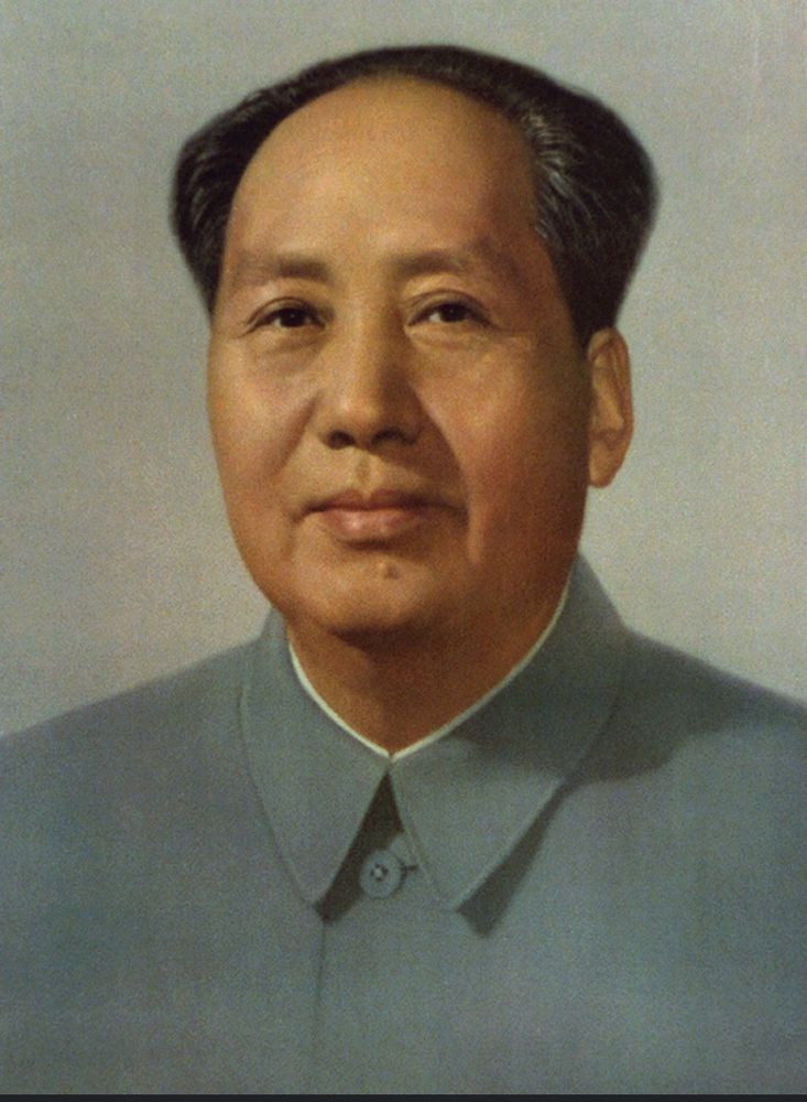 A photo of Mao Zedong