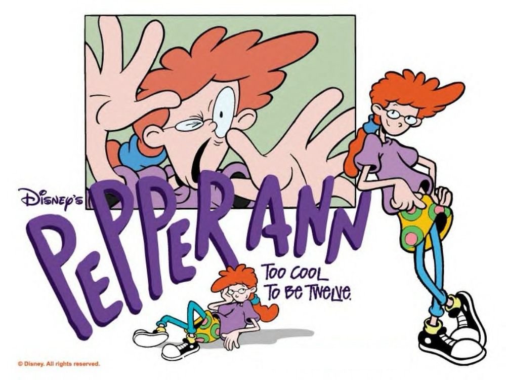 “Pepper Ann” a 1997 TV series created by Sue Rose for ABC; it became available to stream on Disney+ in 2021. Unlike the Space Couple, a sizable amount of merchandise was made when the show was released but is difficult to find nowadays. The series characters also make small cameos on “House of Mouse,”Amphibia,” and “Chibiverse”