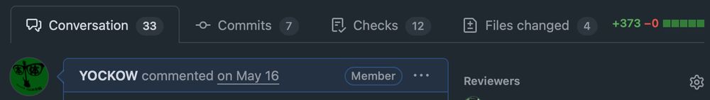 My Pull Request that contains +373 additional lines and -0 deletion lines.