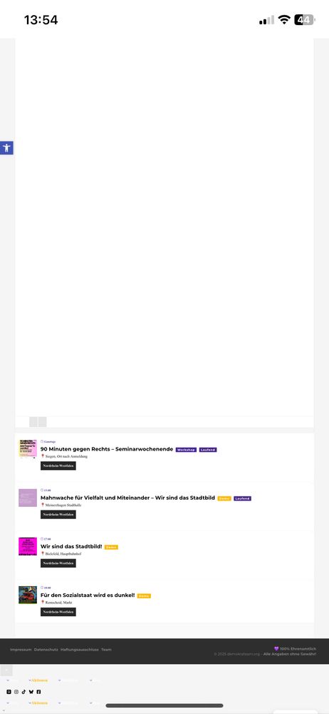 der rest der website